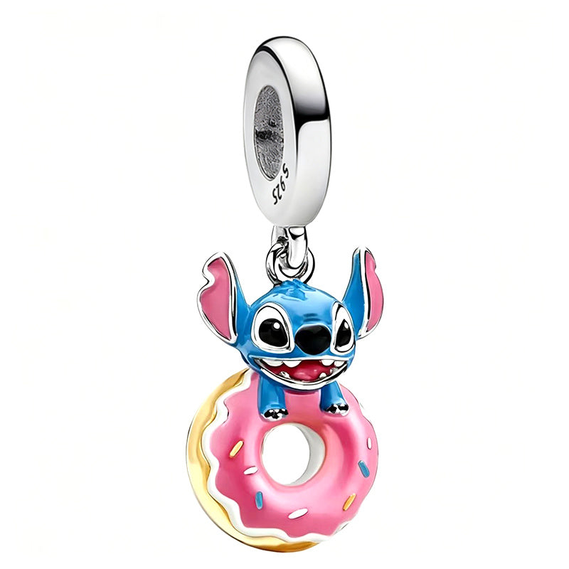 Charm Colgante Stitch Con Donut De Lilo & Stitch De Disney