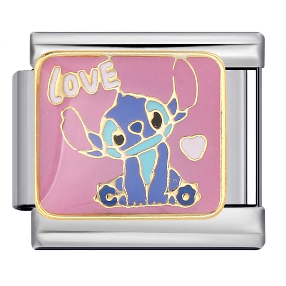 Charm Para Brazalete Italiano Love Stitch De Lilo & Stitch De Disney®