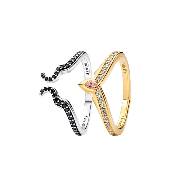 Set Anillos Úrsula & Aurora De Disney®