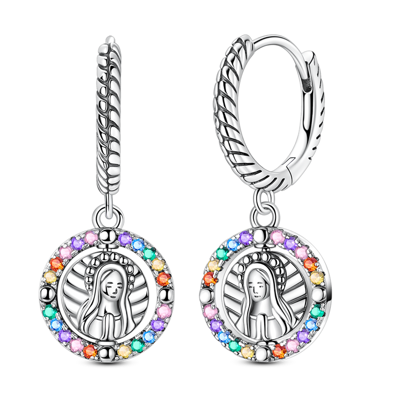 Pendientes De Aro Virgen De Luz