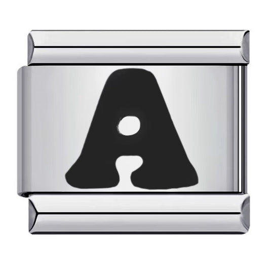 Charm Para Brazalete Italiano Con Letra Del Alfabeto A-Z