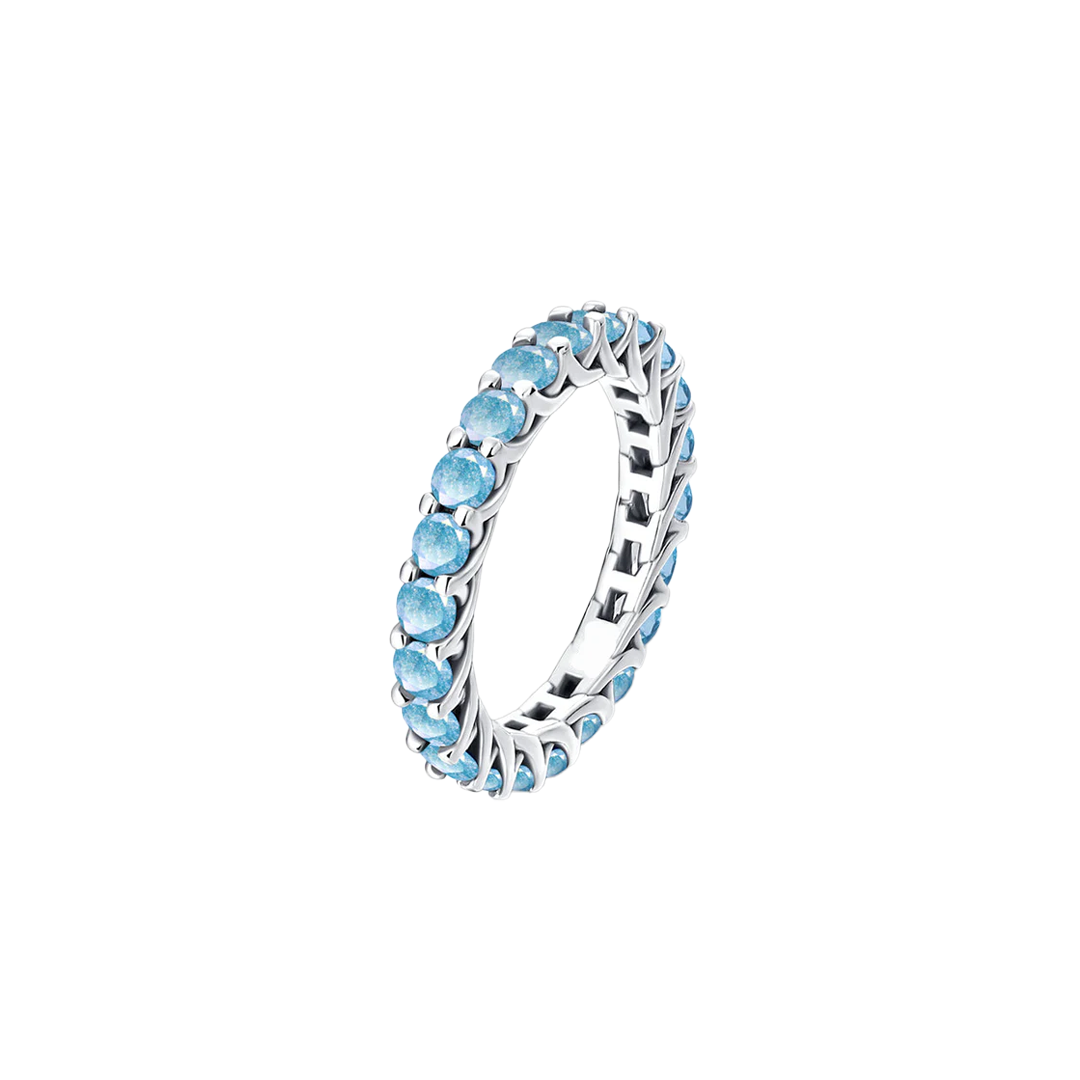 Anillo Circonita Cúbica Clásica