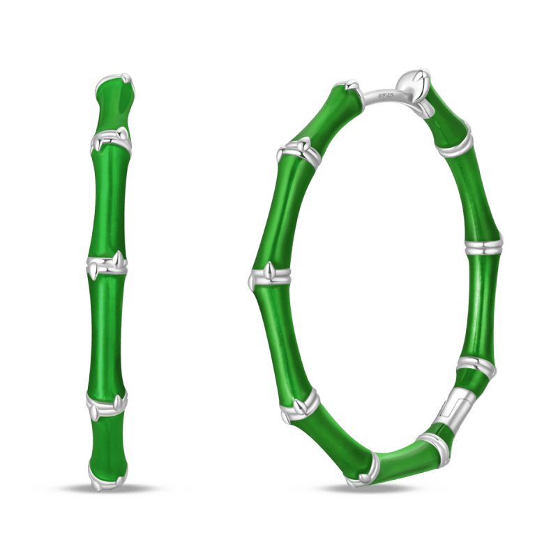 Pendientes De Aro Bamboo