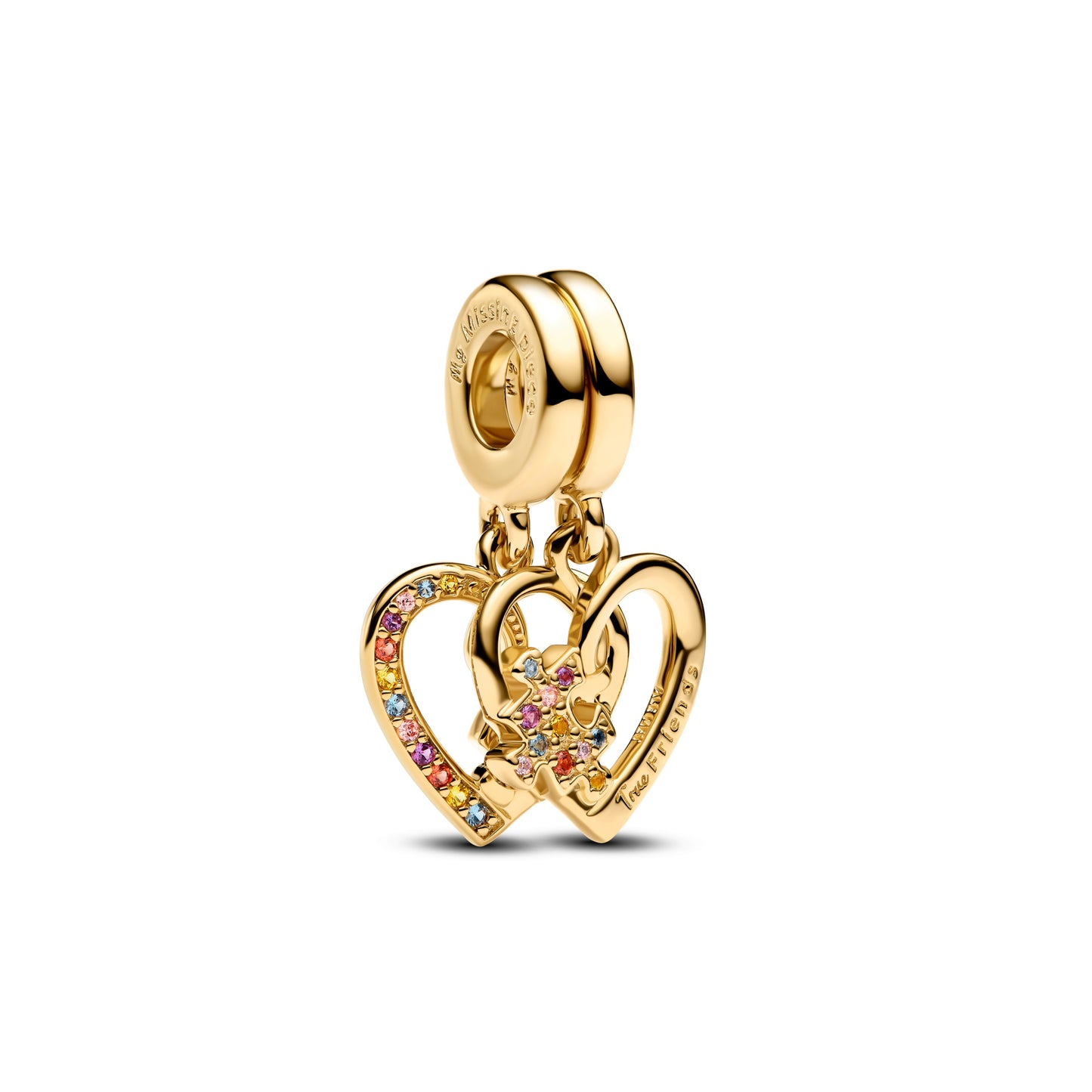 Charm Colgante Doble True Friends