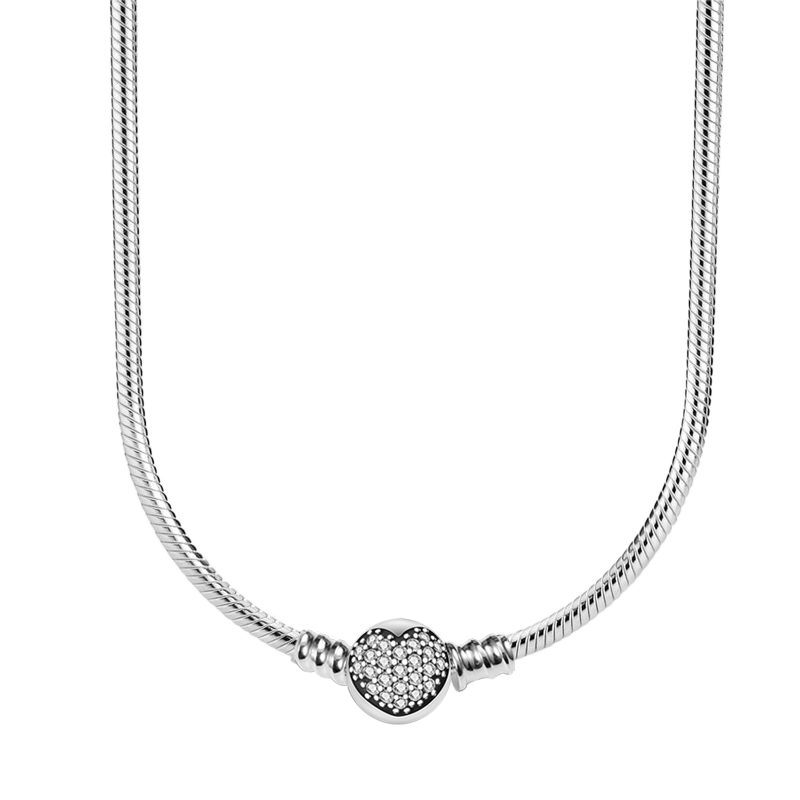 Collar Corazón Con Pavé