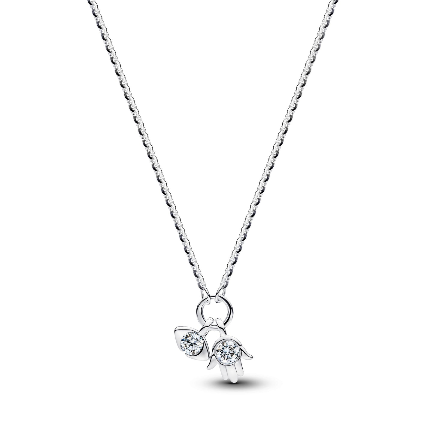Collar Budda Hand Pavé