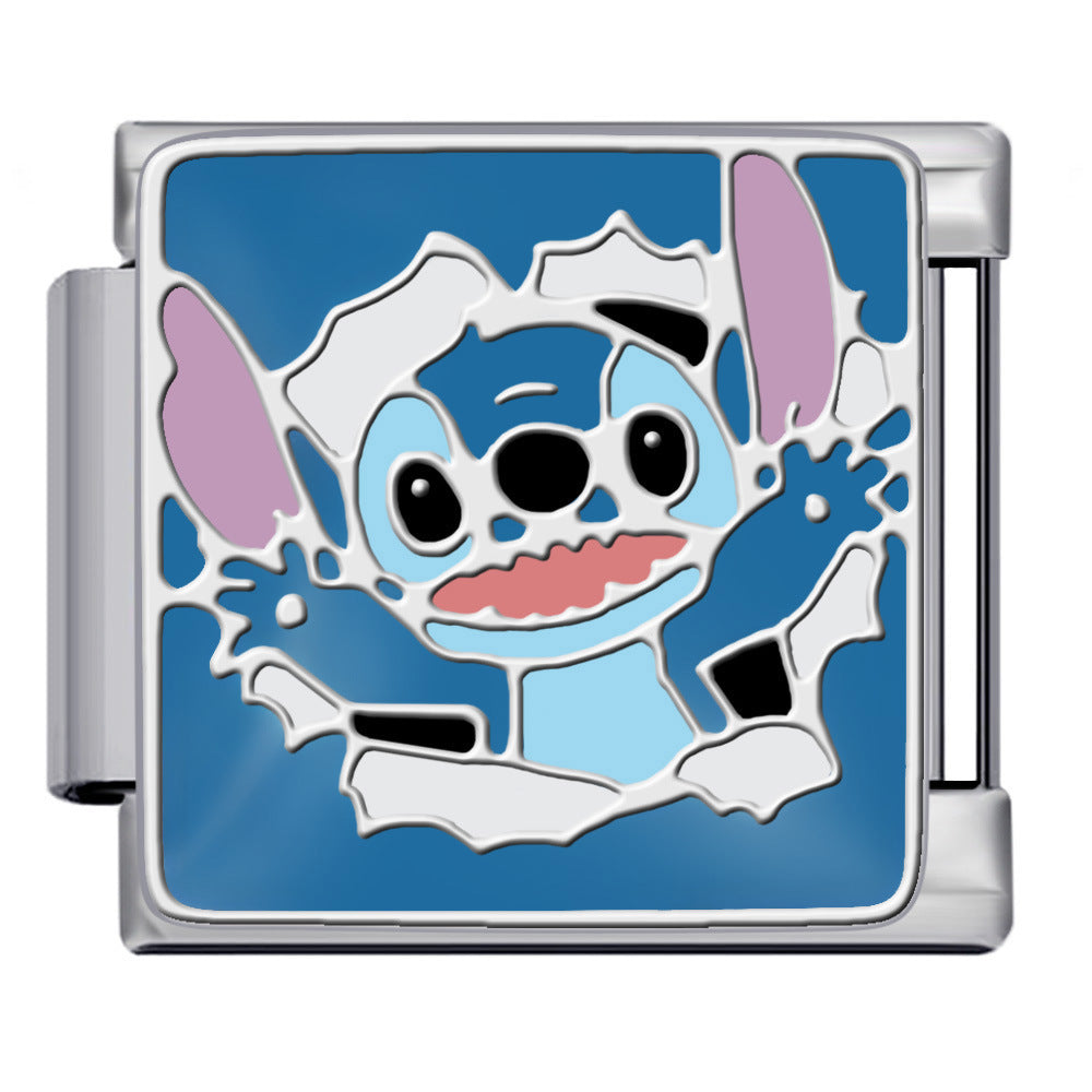 Charm Para Brazalete Italiano Stitch! De Lilo & Stitch De Disney®