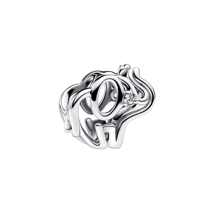 Charm Elefante En Filigrana