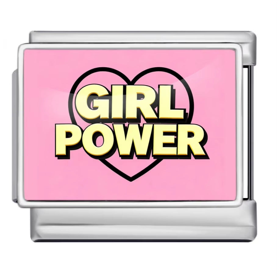 Charm Para Brazalete Italiano Girl Power