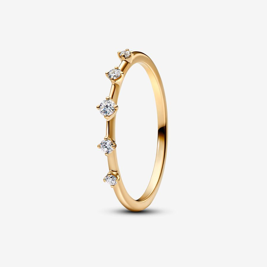 Anillo Brillantes Pequeños