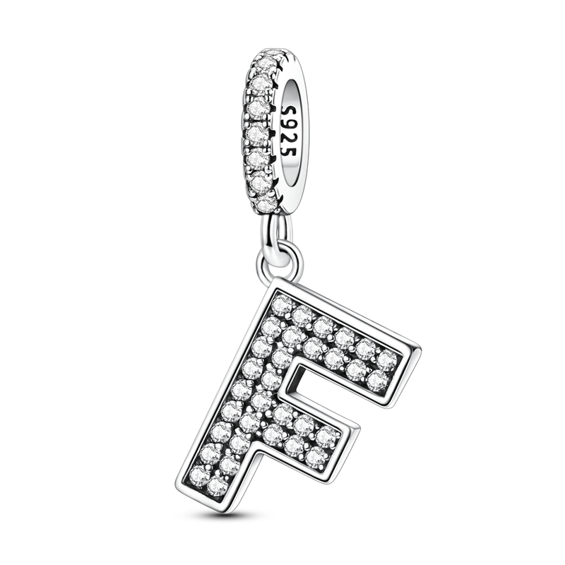 Charm Colgante Con Letra Del Alfabeto A-Z