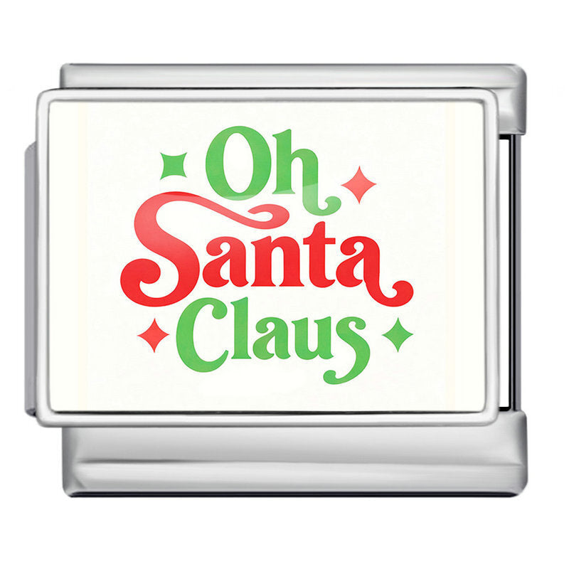 Charm Para Brazalete Italiano Merry Christmas Navidad