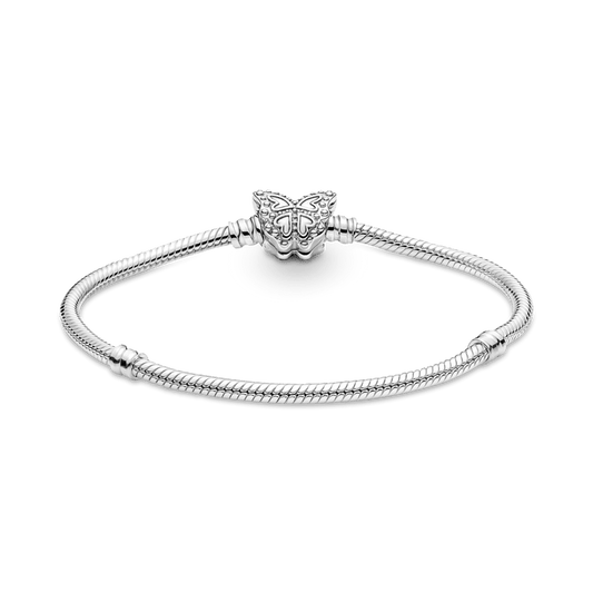 Brazalete Con Broche De Mariposa