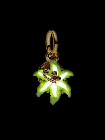 Charm Colgante Flor Enredados Fosforescente De Disney® / Glow In The Dark