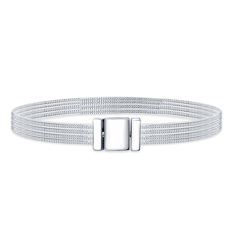 Brazalete Ondas Planas Finas