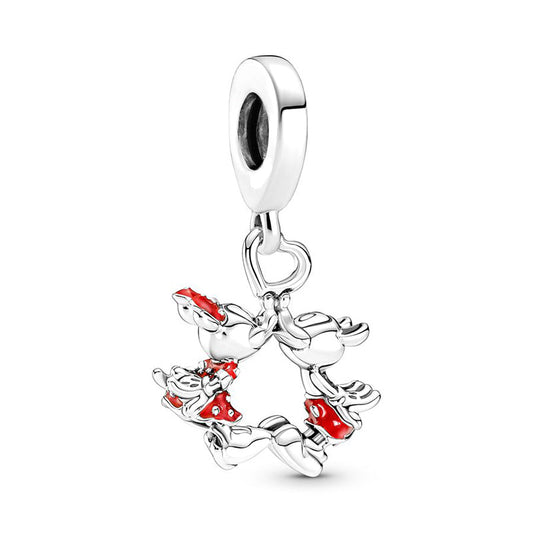 Charm Colgante Beso De Mickey Mouse Y Minnie Mouse De Disney®