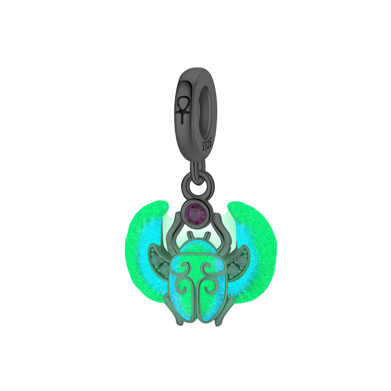 Charm Colgante Escarabajo / Glow In The Dark
