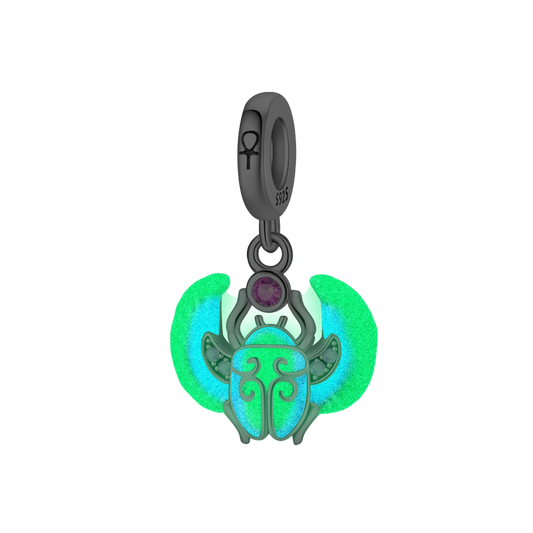 Charm Colgante Escarabajo / Glow In The Dark