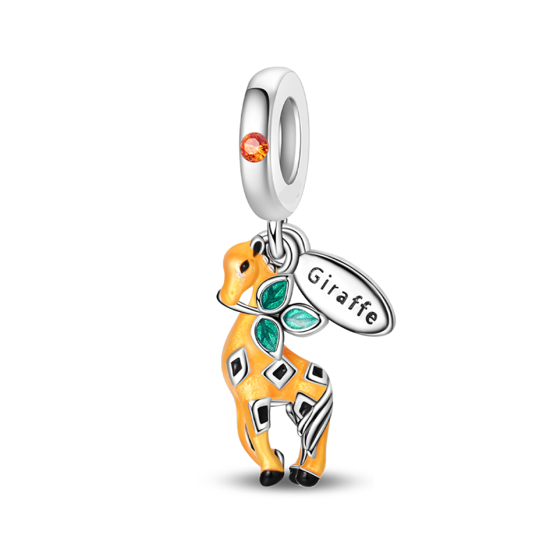 Charm Colgante De Jirafa