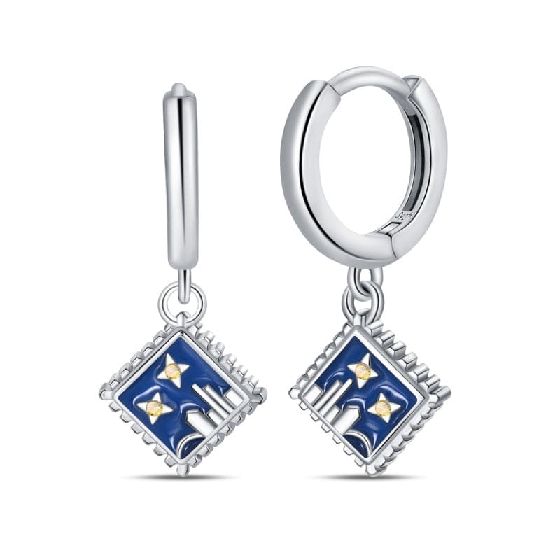 Pendientes De Aro Noche Estrellada De Van Gogh