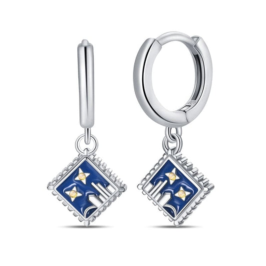 Pendientes De Aro Noche Estrellada De Van Gogh