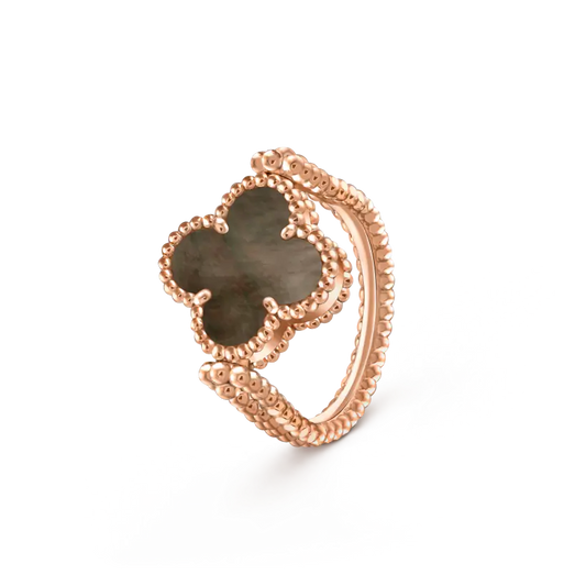 Anillo Alhambra Oro Amarillo, Ojo De Tigre