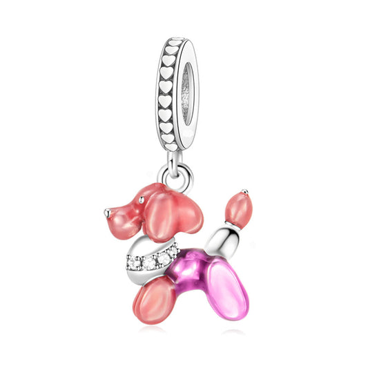 Charm Colgante De Globo En Forma De Perro