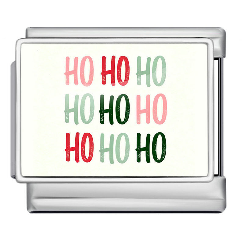 Charm Para Brazalete Italiano Ho-Ho-Ho Navidad