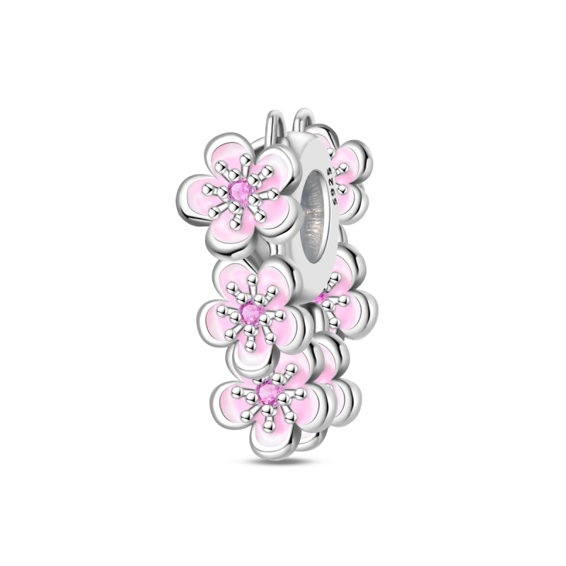 Charm Flores De Cerezo Rosas / Glow In The Dark