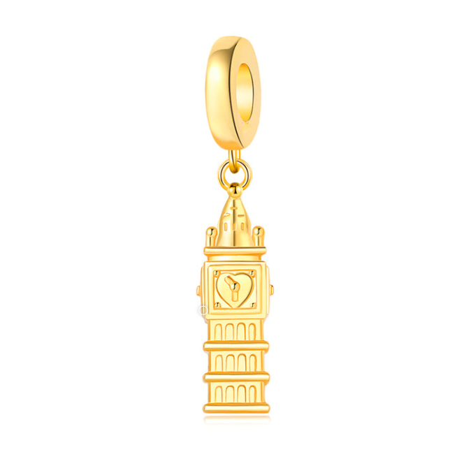 Charm Colgante Torre Del Reloj