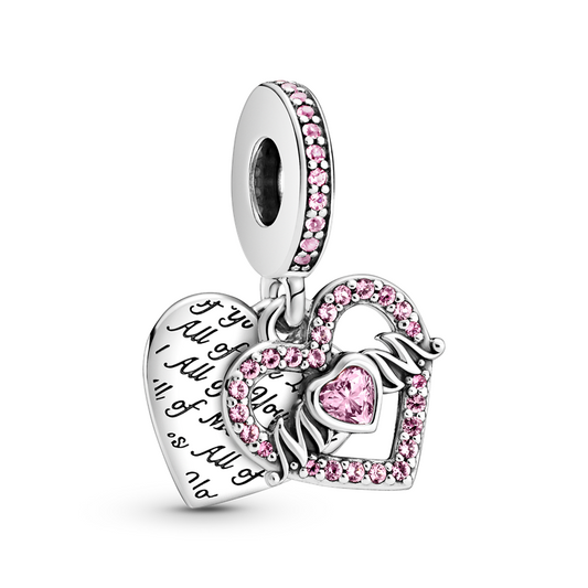 Charm Colgante Mom Rosa