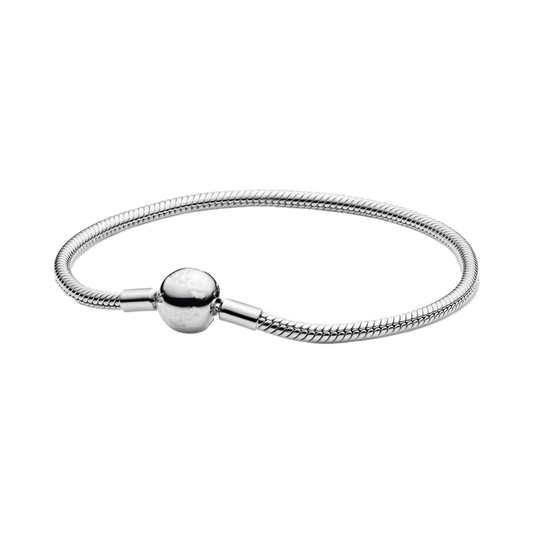 Brazalete Broche De Esfera Plata / Oro / Oro Rosa