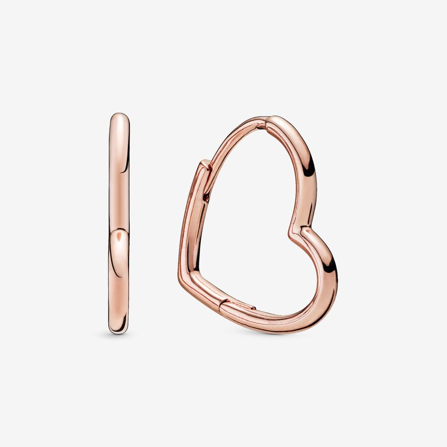 Pendientes De Aro Corazón Loved Plata / Oro / Oro Rosa