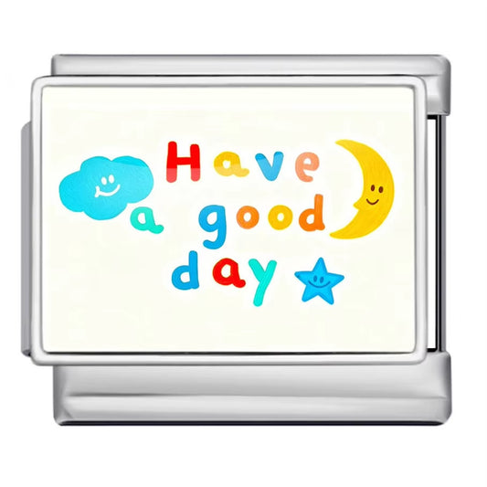Charm Para Brazalete Italiano Have A Good Day