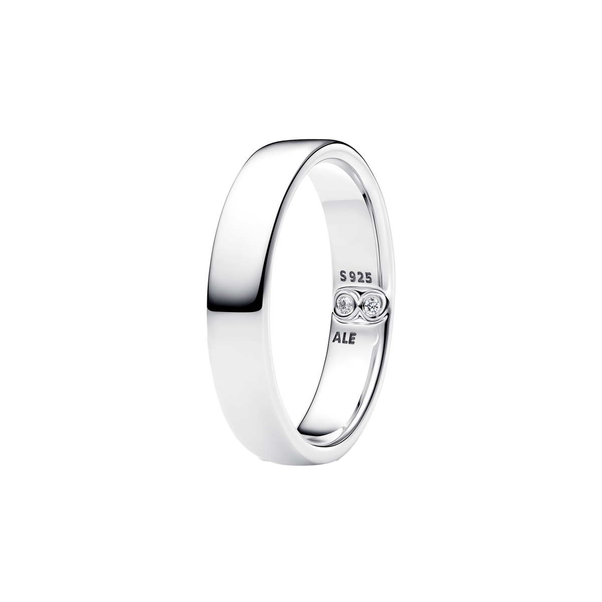 Anillo Banda Infinito Pavé