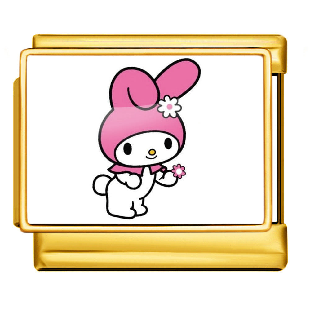 Charm Para Brazalete Italiano My Melody De Hello Kitty® Plata / Oro