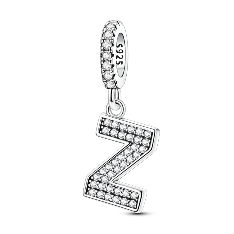 Charm Colgante Con Letra Del Alfabeto A-Z