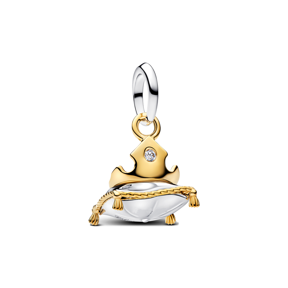 Charm Colgante Crown on a Pillow
