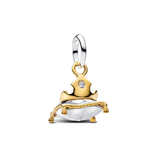 Charm Colgante Crown on a Pillow