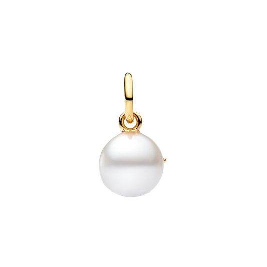Charm Colgante Perla Dorada