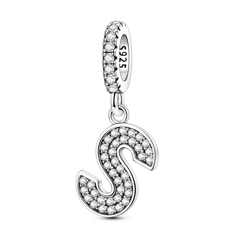 Charm Colgante Con Letra Del Alfabeto A-Z