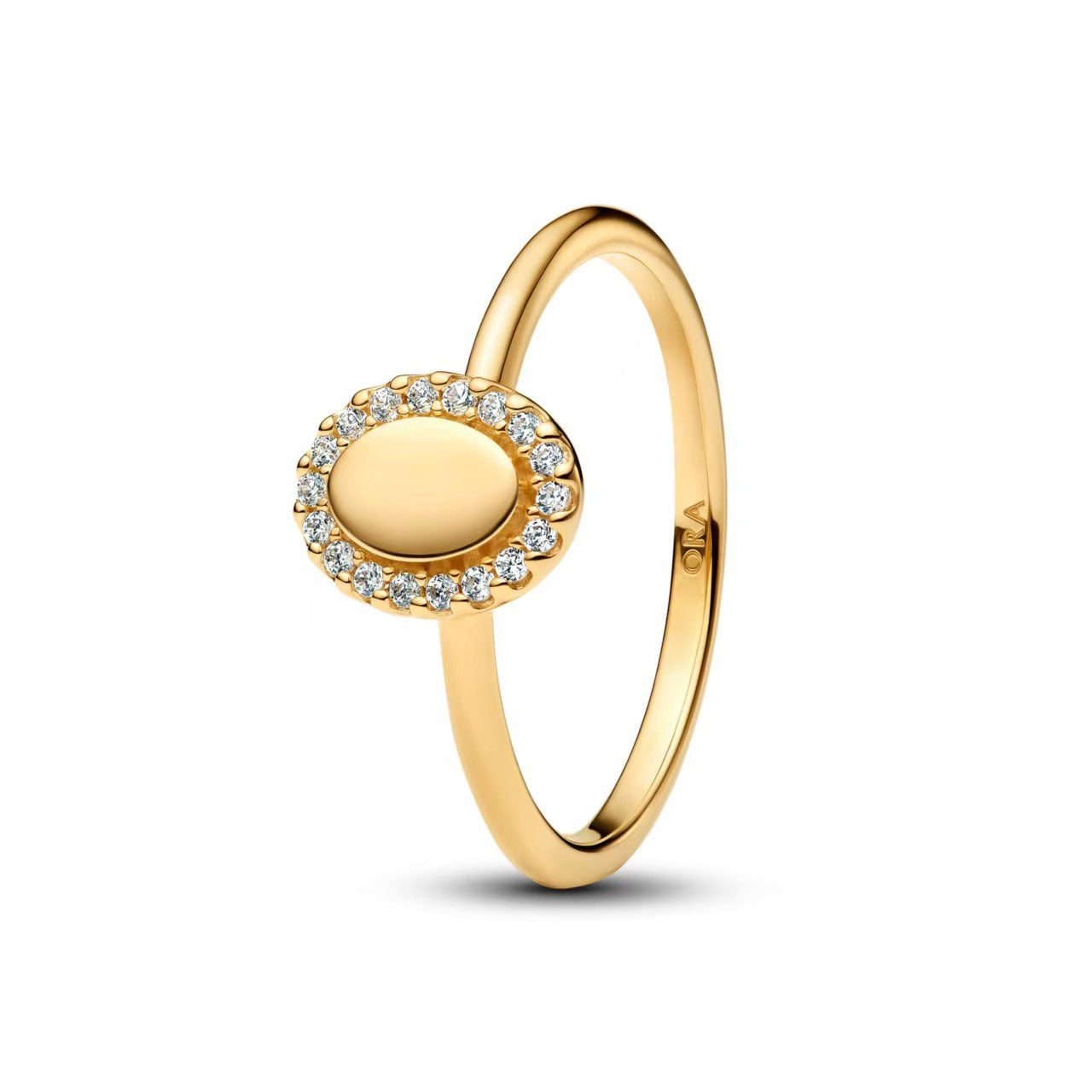 Anillo Oval Oro