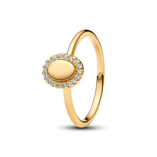 Anillo Oval Oro