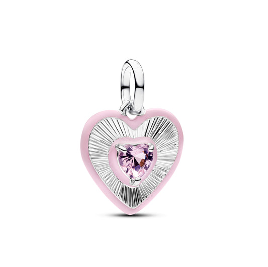 Charm Colgante Estrella Fugaz Oro / Rosa