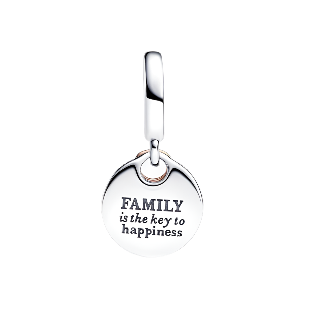 Charm Colgante Doble Llave De La Felicidad