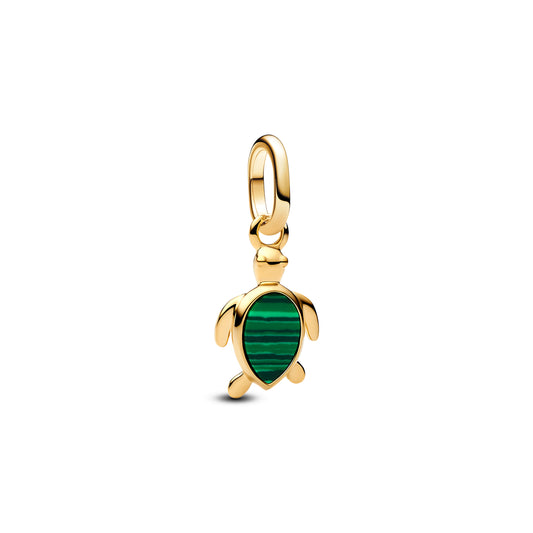Charm Colgante Tortuga De Mar Dorada