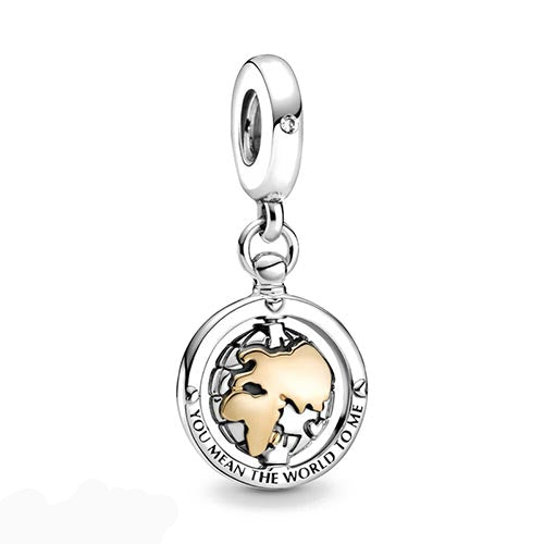 Charm Colgante "Tú Significas El Mundo Para Mi"