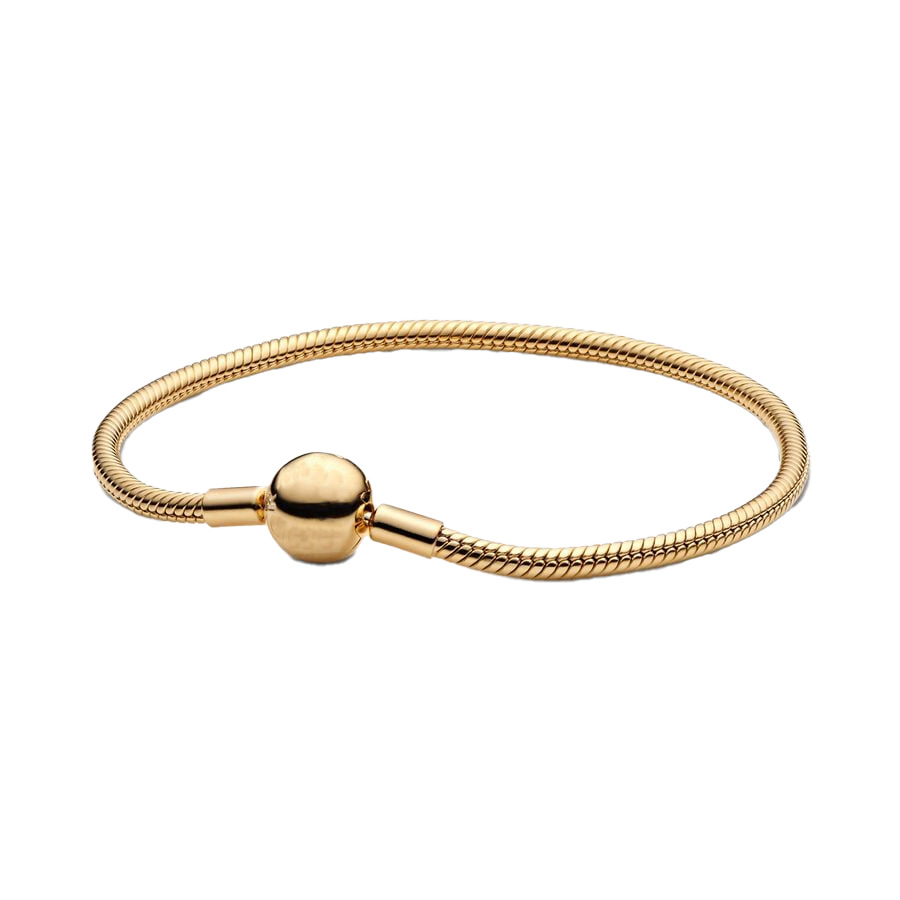 Brazalete Broche De Esfera Plata / Oro / Oro Rosa