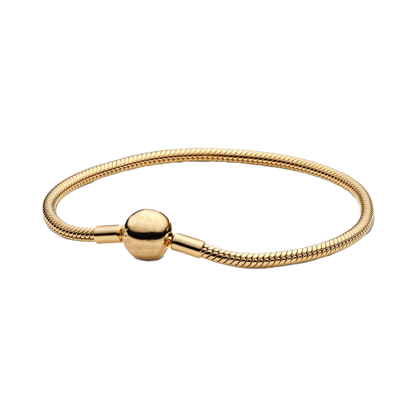 Brazalete Broche De Esfera Plata / Oro / Oro Rosa