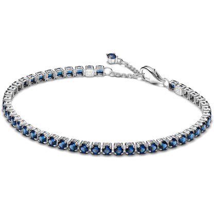 Brazalete Timeless Zircónias Zafiro / Oro